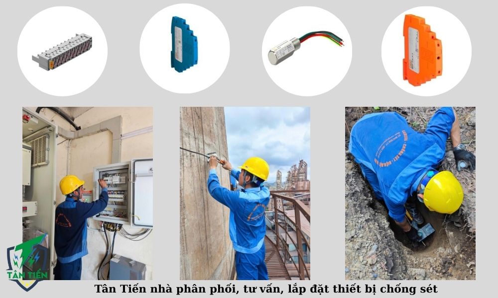 Tân Tiến chuyên cung cấp thiết bị chống sét tín hiệu